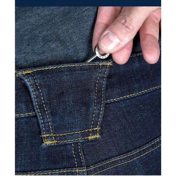 New! LAPG Terrain Flex Denim Jeans Mens 40 X 30 Straight Fit Men’s Jeans NWT - Picture 5 of 16